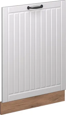 Produktbild von Geschirrspülblende Vicco Fame-Line Weiß Landhaus 60 cm ohne Arbeitsplatte, Model 56506
