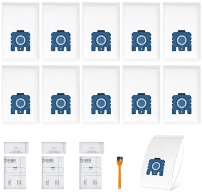 Productafbeelding van PromoHome® 10 stofzuigzakken GN, vervanging voor Miele stofzuigzakken - Compatibel met Classic C1, Complete C2, Complete C3, S2, S5, S8