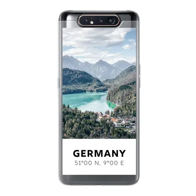 Produktbild von MuchoWow® Handyhülle Schutzhülle Hülle für Samsung Galaxy A80 Deutschland - Bergen - Meer Silikon Softcase Handy Hülle - Schutzdeckel