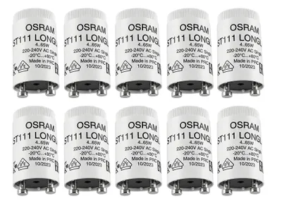 Produktbild von 10 Stück | Starter OSRAM ST111 Longlife | für Leuchtstoffröhren von 4 - 65W