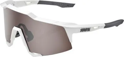 Produktbild von 100% Sonnenbrille Speedcraft HiPER Mirror Lens Matte White HiPER Silver