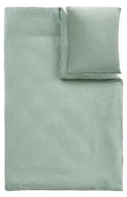 Image de Parure de Lit Coton Mousseline Alavya Home - Khaki - 100x135 cm