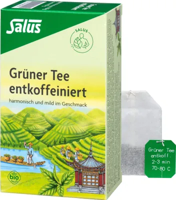 Produktbild von Salus Grüner Tee entkoffeiniert, Grüner Tee 15 St