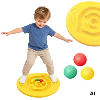 Productafbeelding van Woopie Round Balance Board Sensory Maze