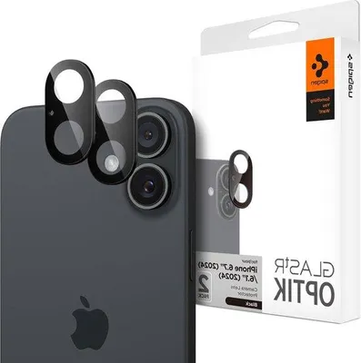 Produktbild von Schutzfolie für iPhone 16 Plus 9H Hartes Glas schwarz