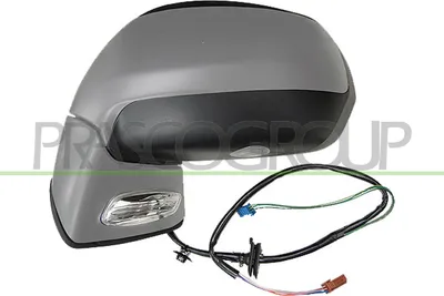 Produktbild von PRASCO CI4267314 Außenspiegel Seitenspiegel Links für CITROËN C4 Grand Picasso I (UA) Beheizt Konvex Grundiert Elektrisch