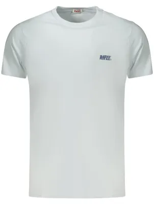 Produktbild von Herren Kurzarm T-Shirt Blau mit Print und Rundhalsausschnitt