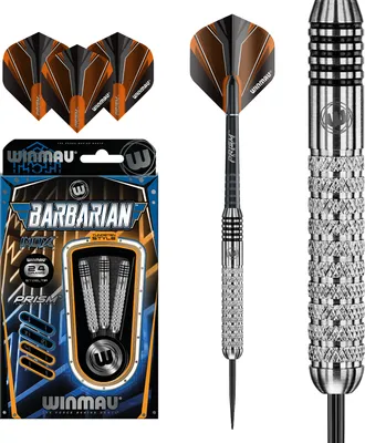 Zdjęcie produktu dla Winmau 2302-24, Zestaw akcesoriów do darta, Stal nierdzewna, Stal nierdzewna, Dorosły, Barbarian, 533 mm