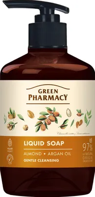 Obrázek produktu pro GREEN PHARMACY Tekuté mýdlo Mandle + arganový olej 460 ml