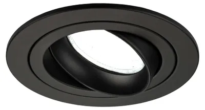 Produktbild von Ledvion LED Einbaustrahler Rund Schwarz 3W dimmbar Kaltweiss