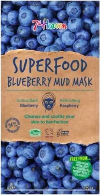 Zdjęcie produktu dla 7th Heaven Superfood Antioxidant Blueberry Face Mask (10 g)