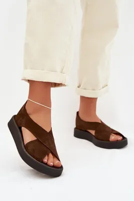 Image de Sandales pour femmes ZAZOO 3196, couleur marron, taille 39