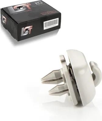 Produktbild von Sonnenblendenhalter Clips grau mit Abdeckung für Audi A1 A3 A5 Q2 Q5 Seat Exeo