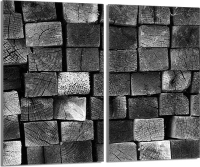 Produktbild von Glasschutzplatte für Herd 2x30x52 Holz