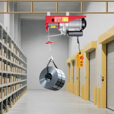 Imagen del producto de Grúa eléctrica - 1450 W - 800 kg - acero aleado y aluminio - cabrestante industrial