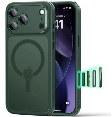 Zdjęcie produktu dla ESR - Classic Hybrid HaloLock Etui na iPhone 17 Pro - matowozielone