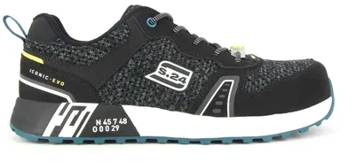 Obrázek produktu pro S.24 SPRINT: Bezpečnostní polobotka S1PS ESD s ochrannou špičkou z vláknoglosové karbonové směsi, černá, velikost 44, černá