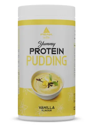 Produktbild von Yummy Protein Pudding - 450g : Vanilla I 15 Portionen I Proteinquelle: Casein, Milchprotein Konzentrat I kaum Fett & Kohlenhydrate
