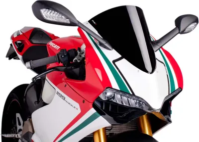 Image de PUIG 5990N R-Racer écran pour DUCATI 1199 PANIGALE noir