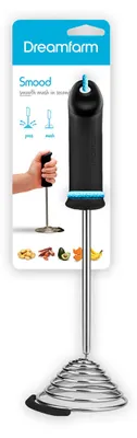 Produktbild von DREAMFARM | Kartoffelstampfer, SMOOD, schwarz, 29 cm
