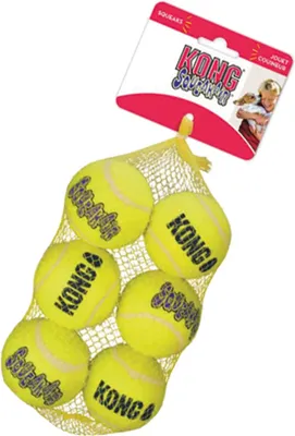Produktbild von Kong Squeakair 6 Ball Gelb M Gelb M