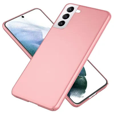 Obrázek produktu pro NALIA pevné pouzdro pro Samsung Galaxy S21, tenké pouzdro na mobilní telefon, kryt na telefon, nárazník, pouzdro, růžové zlato