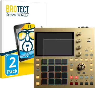 Produktbild von 2x Für Akai MPC One Schutzfolie BROTECT Displayschutz Display Schutz Folie Klar Transparent