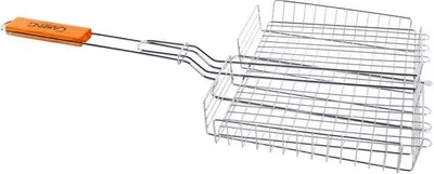 Obrázek produktu pro Grilovací Rošt S Dřevěnou Rukojetí 600X310X240X50Mm