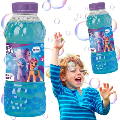 Produktbild von My Little Pony Seifenblasen-Set für Kinder, 450 ml, 200434