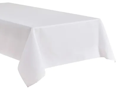 Obrázok produktu pre Obrus, umývateľný, biela farba, 140 x 180 cm, vodeodolný, nežehliaci