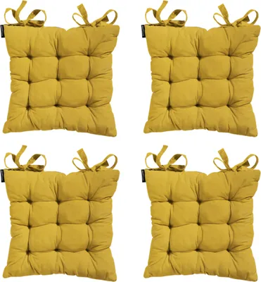 Produktbild von Madison - Sitzkissen Panama senf - Ca. 46x46 cm - 4er-Set