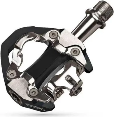 Zdjęcie produktu dla Pedał zatrzaskowy EXUSTAR E-PR50 Race z łożyskiem przemysłowym kompatybilny z Shimano SPD 82x86mm