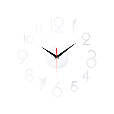 Produktbild von Rahmenlose stille Wanduhr mit 3D-Spiegelaufkleber, Heimbürodekoration, DIY-Wanduhr, modernes Design