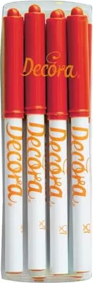 Obrázek produktu pro Jedlé potravinářské pero RED DECORA