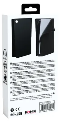 Immagine prodotto di Konix Playstation 5 Slim Cover in silicone nero