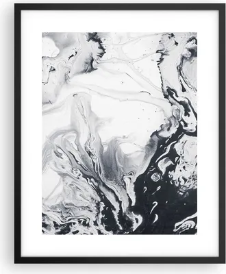 Produktbild von Gerahmtes Poster - Schwarzer Rahmen - Abstraktion modern - 40x50 cm - Wand Bild - Wanddeko - Wandbilder - Kunstposter - Wandposter - Bilderrahmen - Bilder - Kunstdruck - Wandbild - P2BPA40x50-3900