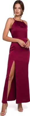 Produktbild von Makover Formelle Frauenkleider Raúl K042 rot S
