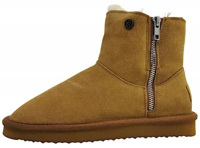 Immagine prodotto di Alpaca, scarpe da donna, cerniera, stivali alti, marrone, casual