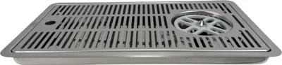 Produktbild von BieTal® Abtropfblech Tropfkasten 40x22cm Lochplatte zum Einbau mit Gläserdusche