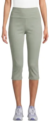 Image de Pantalon Damen, modèle Kabello, type corsaire ou legging, longueur 3/4, couleur verte, taille S/M