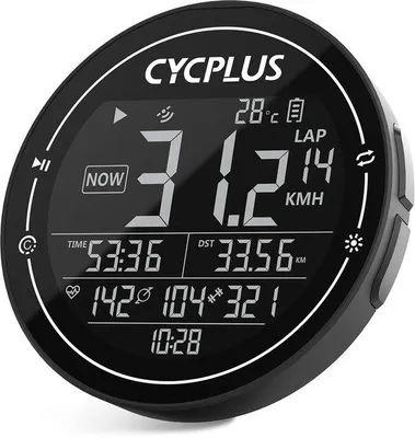 Productafbeelding van M2 GPS fietscomputer, Bluetooth & ANT+, IPX6, 70 uur accu
