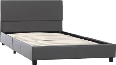 Obrázek produktu pro vidaXL Postelový rošt Grey Imitation Leather 100x200 cm