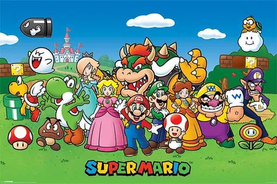 Zdjęcie produktu dla Super Mario - Postacie - Plakat