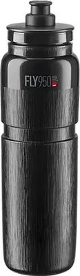 Produktbild von Elite Trinkflasche FLY Tex schwarz graue Grafik 0,95 L