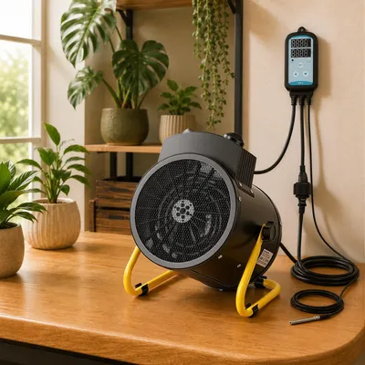 Obrázok produktu pre Kúrenie do skleníkov Peviasot, 2000 W, s digitálnym termostatom, ventilátorom a režimom kúrenia