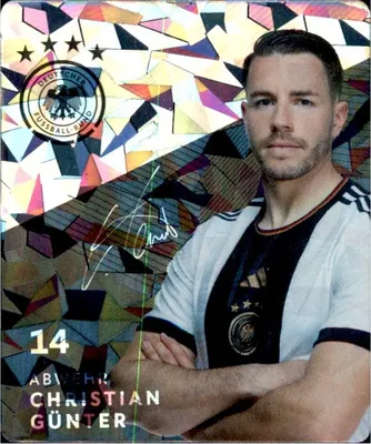 Produktbild von GLITZER Karte 14 - Christian Günter - WM 2022 REWE