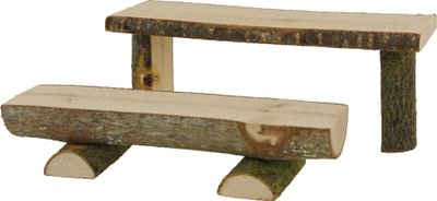 Krippenzubehör Tisch mit Bank 3 cm