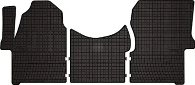 Immagine prodotto di Tappetini auto in gomma adatto per Volkswagen Crafter I (2006-2019, furgone) neri, set 3 pz, con fissaggi