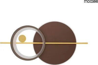 Zdjęcie produktu dla MOOSEE lampa ścienna MOONS LED złota