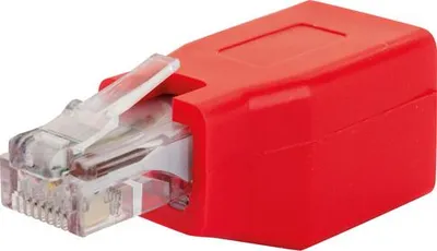 Produktbild von Schwaiger CKR01 531, RJ-45, RJ-45, Rot